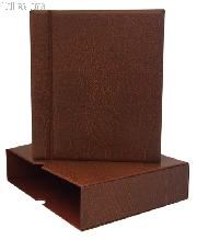 Lighthouse Vario-G Binder and Slipcase in Brown