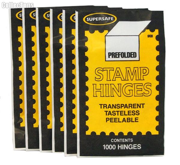 Supersafe Folded Stamp Hinges Pack of 1,000