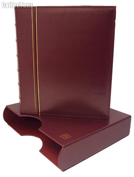 Lighthouse Classic GRANDE Coin Binder & Slipcase Red
