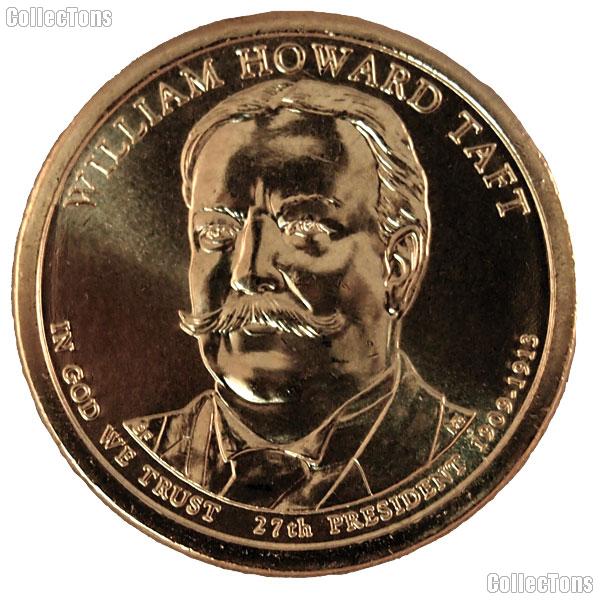 2013-D William Howard Taft Presidential Dollar GEM BU 2013 Taft Dollar