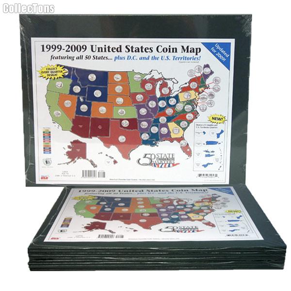 Littleton State Quarter Display Map LGB1