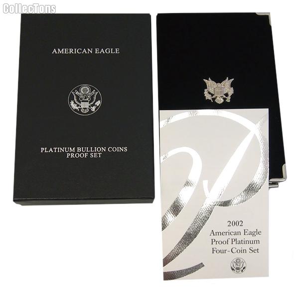 2002-W American Eagle Platinum Proof Set OGP Replacement Box and COA