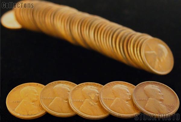 1915-D Lincoln Wheat Cent ROLL