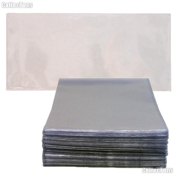 100 Envelope Sleeves #10 Rigid Clear