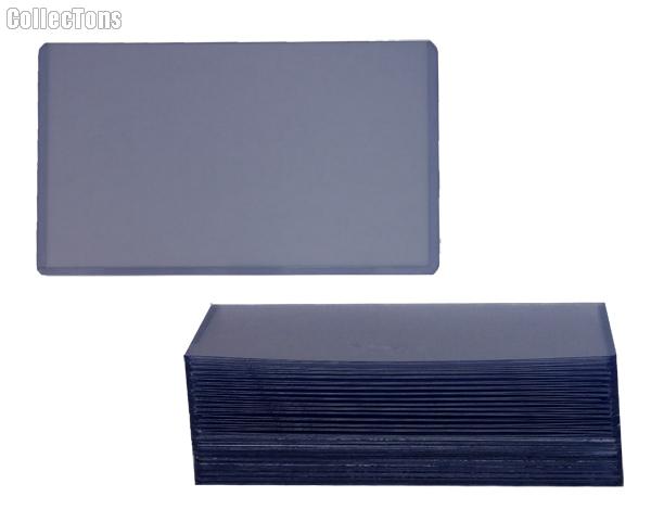 Heavy Duty Plastic Top Loaders for Fractional Size Bills