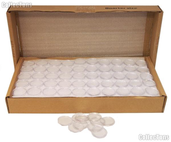 250 Guardhouse Coin Capsules Direct Fit Coin Holders for QUARTERS