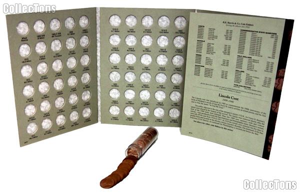 Lincoln Wheat Cents Coin Collecting Starter Set with Folder and Coins