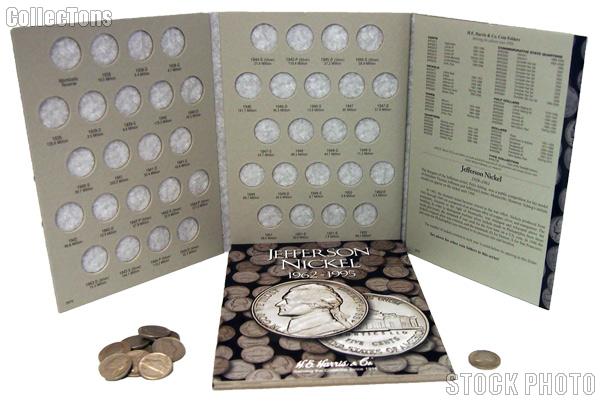 Jefferson Nickels Coin Collecting Starter Set with Folders and Coins