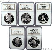 Mixed Pick Modern Commemorative PROOF Silver Dollar in NGC PF 69 Ultra Cameo