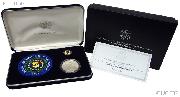 1997 National Law Enforcement Officers Memorial Commemorative Insignia Set (Patch, Pin, Proof Silver Dollar)
