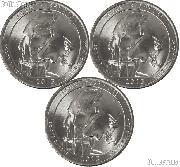 2013 P, D, & S South Dakota Mount Rushmore Memorial National Park Quarters GEM BU America the Beautiful