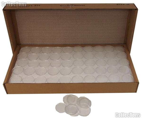 250 Guardhouse Coin Capsules Direct Fit Coin Holders for SILVER EAGLES