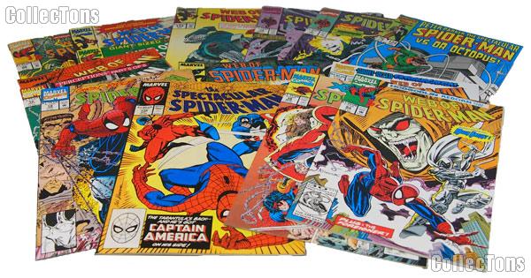 SPIDERMAN Comic Books Bundle of 12 Different Titles from SPIDERMAN Franchise
