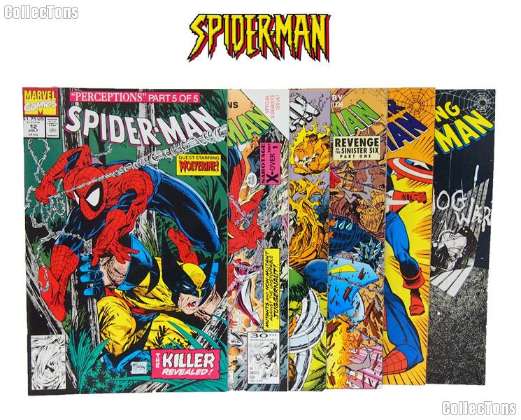 SPIDERMAN Comic Books Bundle of 6 Different Titles from SPIDERMAN Franchise