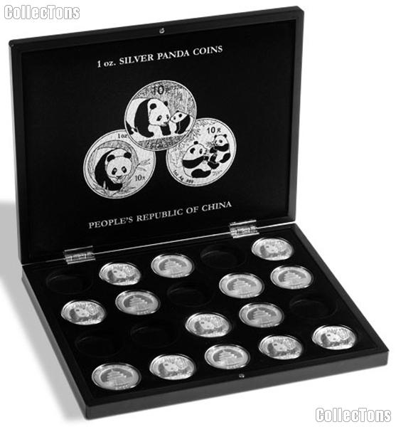 Coin Display Case for Chinese Panda Silver Coins by Lighthouse