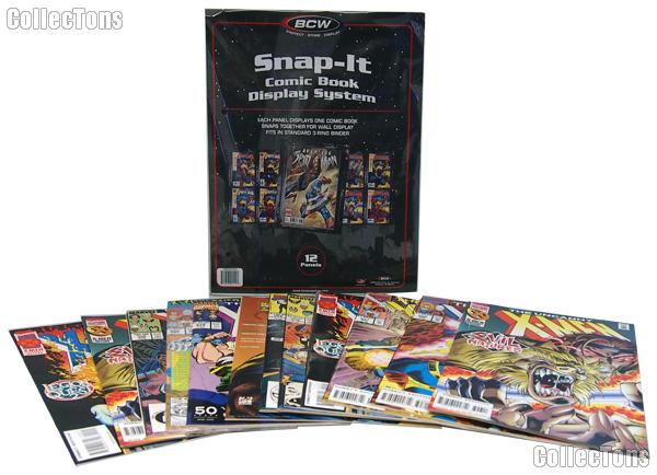 X-Men Comic Book Set with Display Frames and Comics