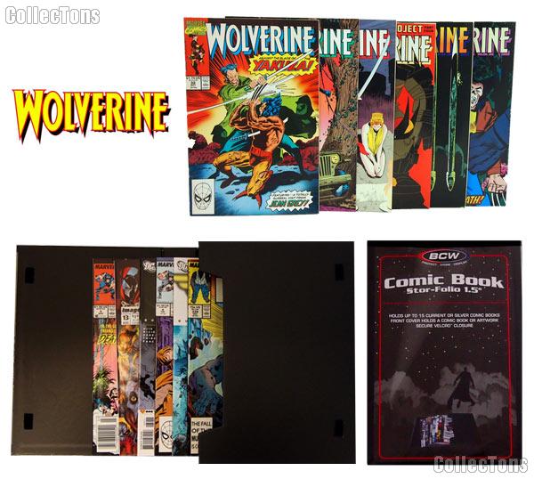 WOLVERINE Comic Book Collecting Starter Set Kit with Stor-Folio Portfolio and Comics