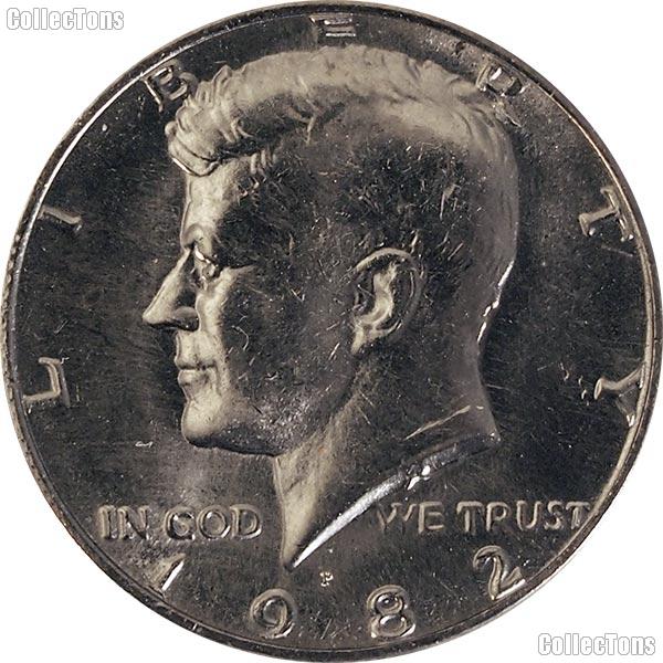 1982-P Kennedy Half Dollar Circulated Coin Good or Better