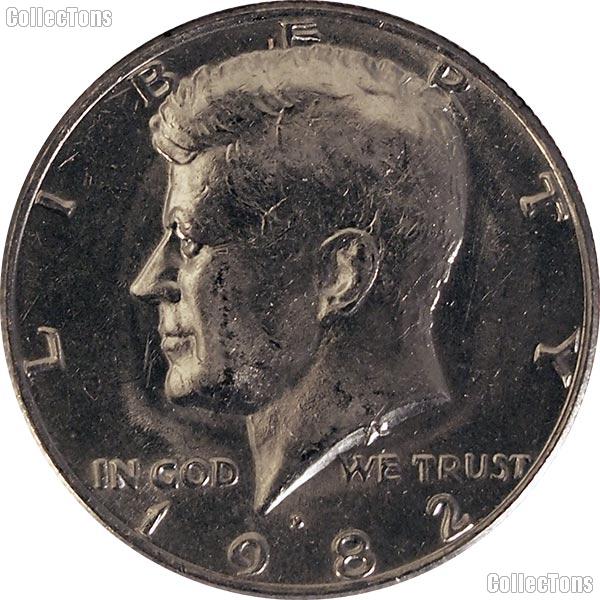 1982-D Kennedy Half Dollar Circulated Coin Good or Better