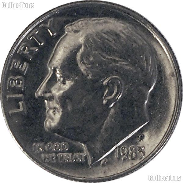 1983-P Roosevelt Dime Circulated Coin Good or Better