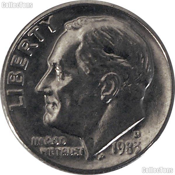 1983-D Roosevelt Dime Circulated Coin Good or Better