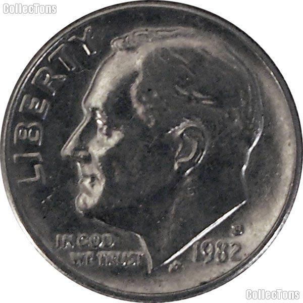 1982-D Roosevelt Dime Circulated Coin Good or Better