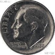 1982-D Roosevelt Dime Circulated Coin Good or Better