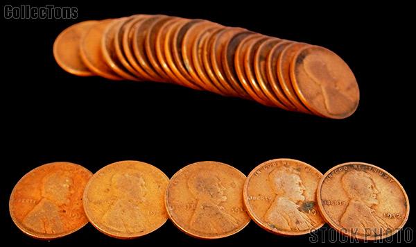 1912 Lincoln Wheat Cent ROLL