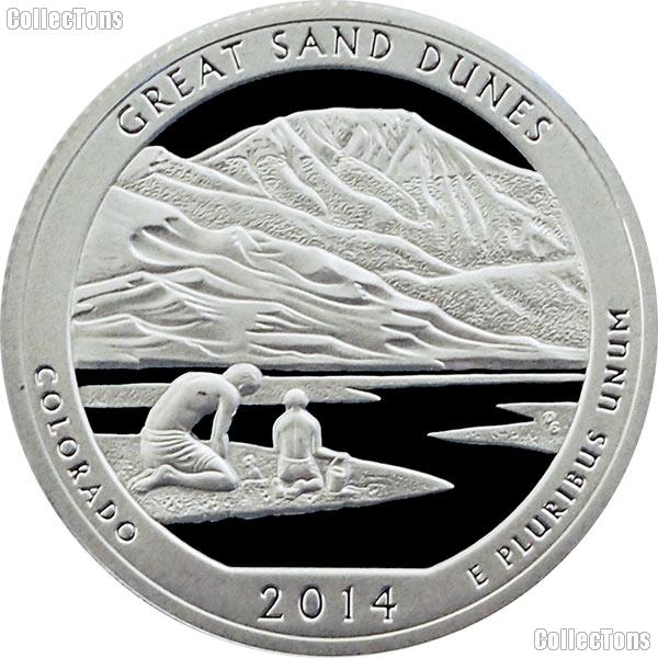 2014-S Colorado Great Sand Dunes National Park Quarter GEM PROOF America the Beautiful