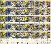 1973 U.S. Postal Service - Postal Service Employees' Issue 8 Cent US Postage Stamp MNH Sheet of 50 Scott #1489 - #1498