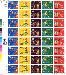 1991 Summer Olympics 29 Cent US Postage Stamp MNH Sheet of 40 Scott #2553  - #2557