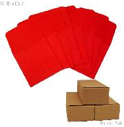 500 2x2 Red Paper Coin Envelopes for Cents