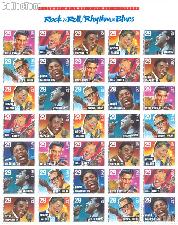 Blues And Jazz Singers Postage Stamps Full Sheet - Scott #2854-61, 35 X 29 Cent Stamps