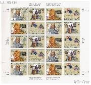 1993 National Postal Museum 29 Cent US Postage Stamp MNH Sheet of 20 Scott #2779 - #2782