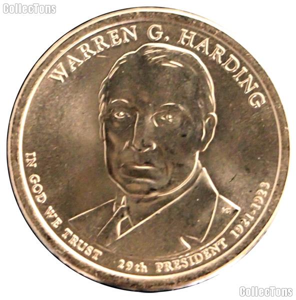 2014-D Warren Harding Presidential Dollar GEM BU 2014 Harding Dollar