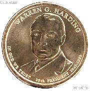 2014-D Warren Harding Presidential Dollar GEM BU 2014 Harding Dollar