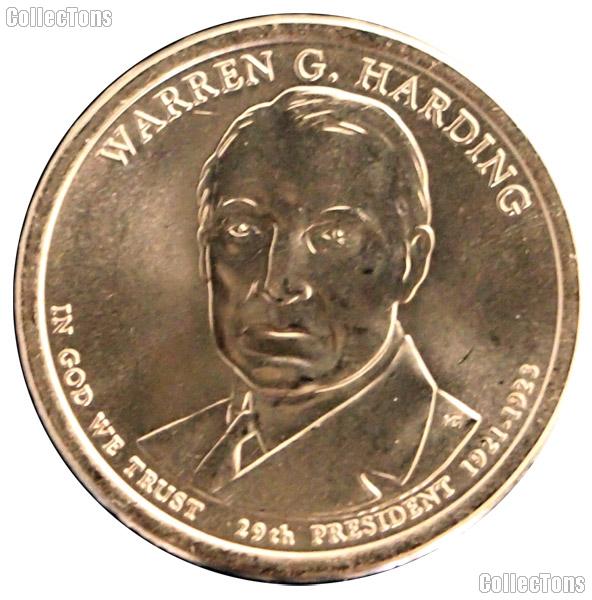 2014-P Warren Harding Presidential Dollar GEM BU 2014 Harding Dollar