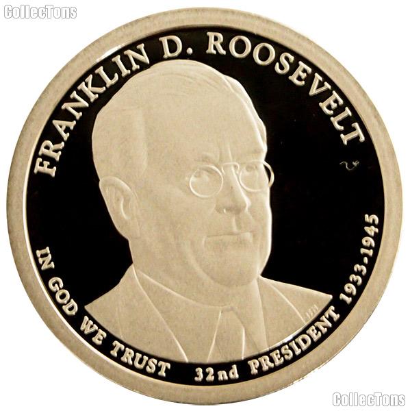 2014-S Franklin D. Roosevelt Presidential Dollar GEM PROOF Coin