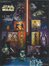 2007 Star Wars 41 Cent US Postage Stamp Unused Sheet of 15 Scott #4143