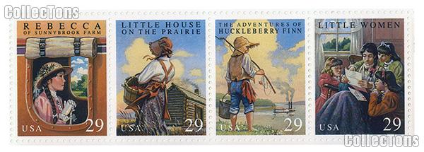 1993 Classic Books 29 Cent US Postage Stamp MNH Sheet of 40 Scott #2785 - #2788