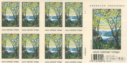 2007 United States American Treasure Series - Louis Comfort Tiffany 41 Cent US Postage Stamp  Booklet of 20 Scott #4165A