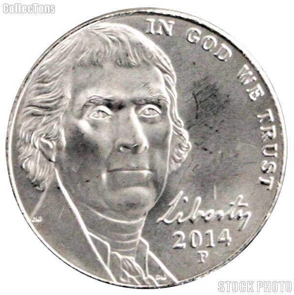 2014-P Jefferson Nickel Gem BU (Brilliant Uncirculated)
