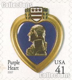 2007 United States Purple Heart 41 Cent US Postage Stamp Unused Sheet of 20 Scott #4164