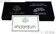 2009-P Louis Braille Bicentennial Commemorative Uncirculated Silver Dollar OGP Replacement Box and COA
