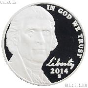 2014-S Jefferson Nickel PROOF Coin 2014 Proof Nickel Coin