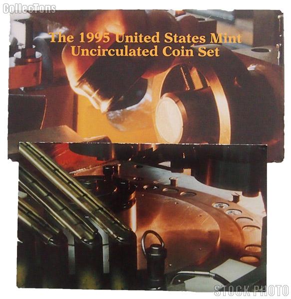 1995 U.S. Mint Uncirculated Set OGP Replacement Envelope and COA
