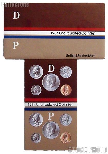 1984 U.S. Mint Uncirculated Set OGP Replacement Envelope and COA