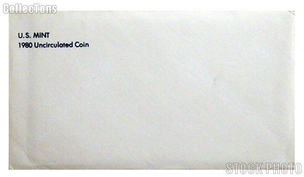 1980 U.S. Mint Uncirculated Set OGP Replacement Envelope