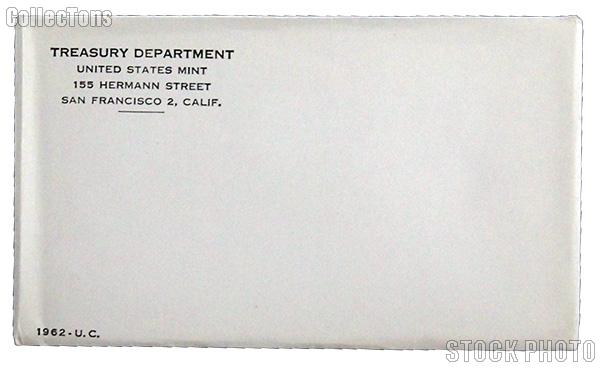 1962 U.S. Mint Uncirculated Set OGP Replacement Envelope