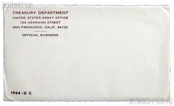 1964 U.S. Mint Uncirculated Set OGP Replacement Envelope